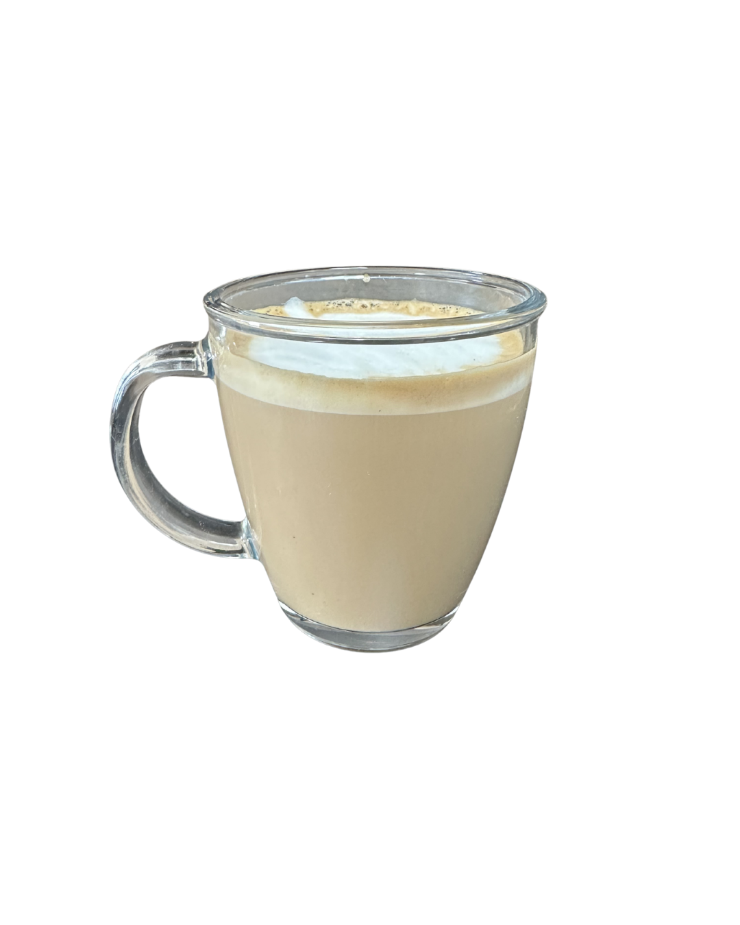Hot latte at Cafe Sol